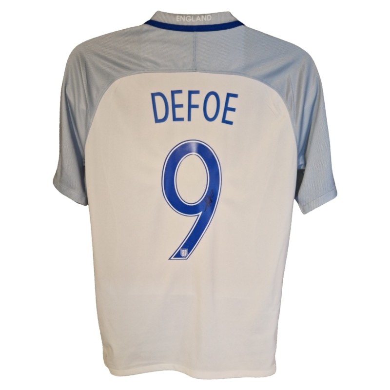 Jermain Defoe Signed England 2016-17 Official Football Shirt