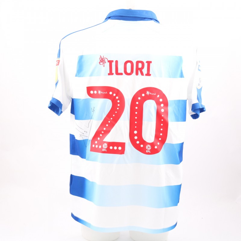 Ilori's Match-Worn Reading FC Signed Poppy Home Shirt 