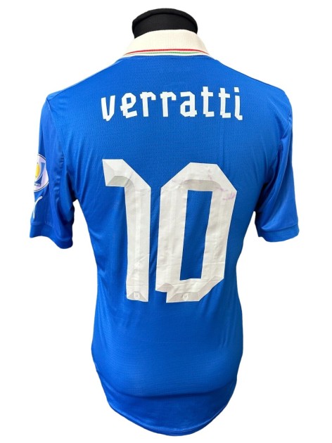 Verratti's Italy Issued Shirt, WC 2014 Qualifiers