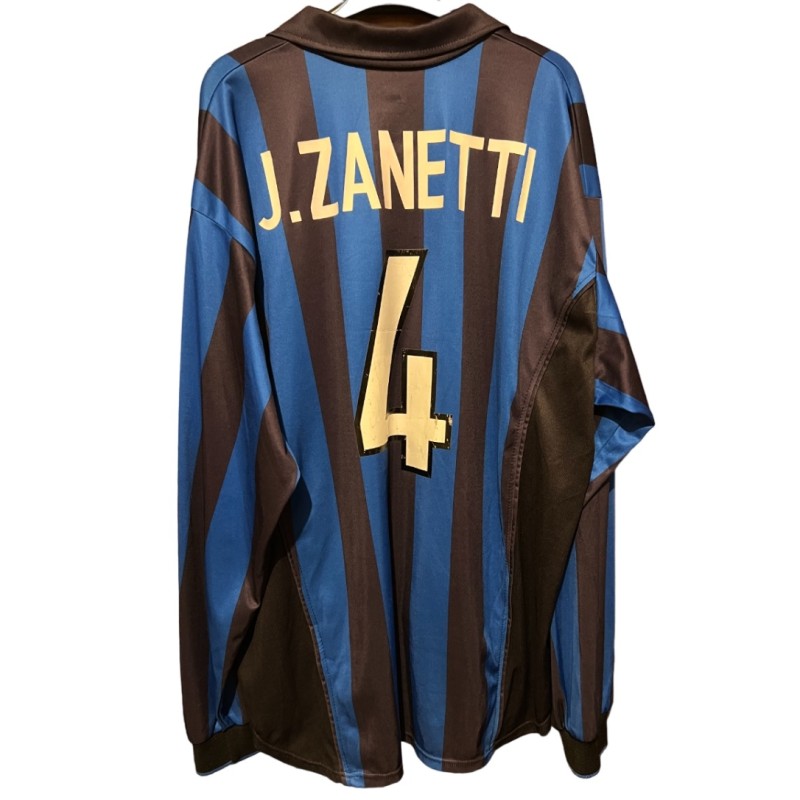 Javier Zanetti's Inter Match Worn Shirt, Serie A 1998/99