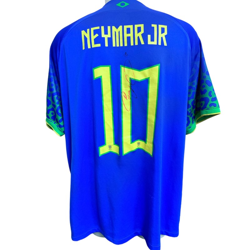 Neymar Brazil Official Signed Shirt, 2022 