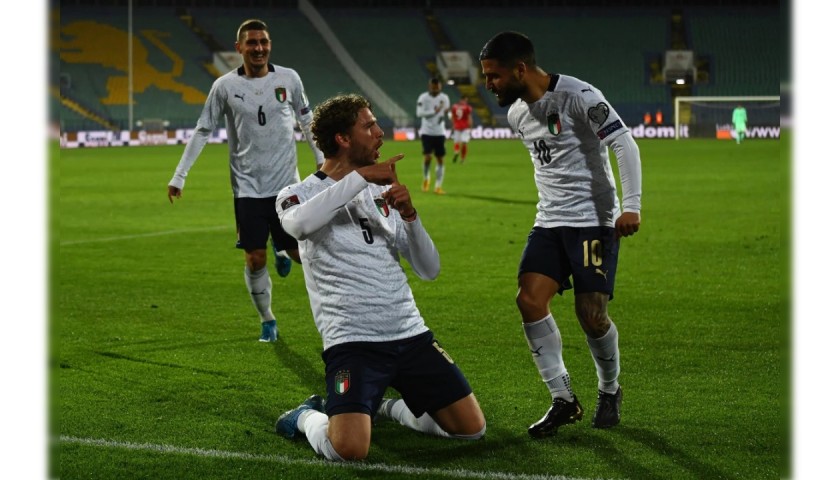 Locatelli's Match Shirt, Bulgaria-Italy 2021