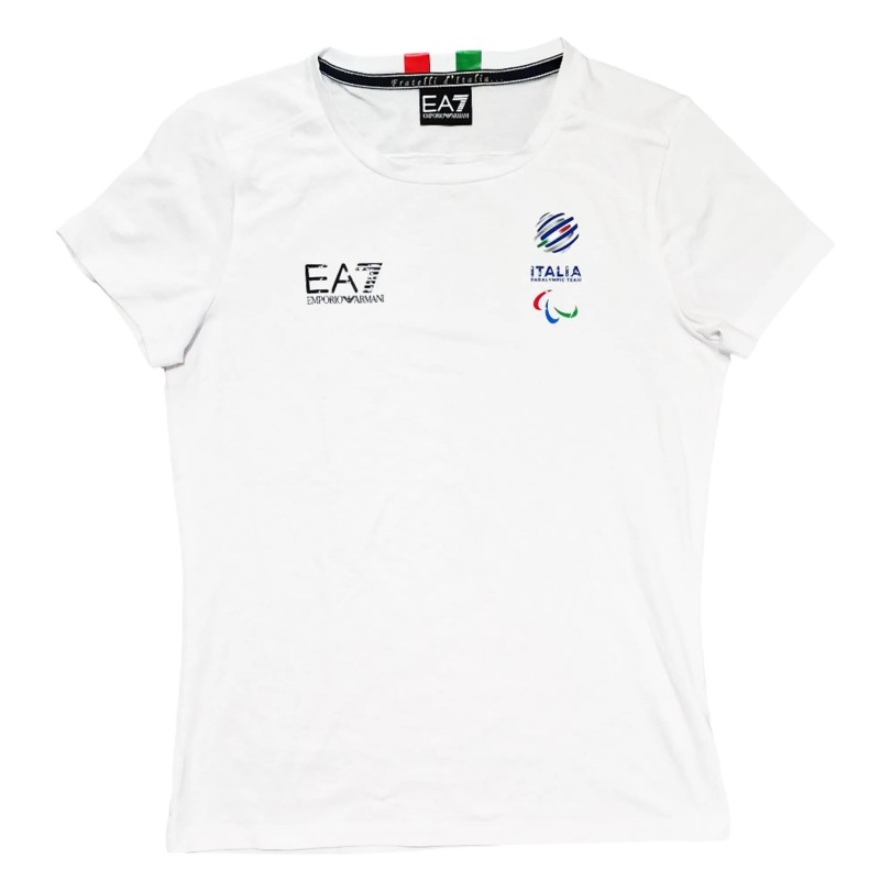 Paris 2024 - EA7 Italy Shirt Worn by Arjola Dedaj