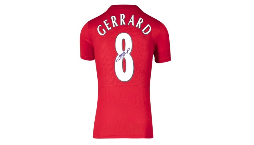 Gerrard's Liverpool Signed Shirt: UEFA Champions League Final Edition