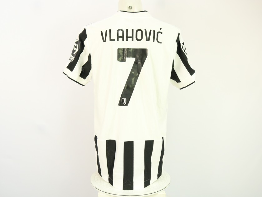 Vlahovic's Juventus Match Shirt, 2021/22 