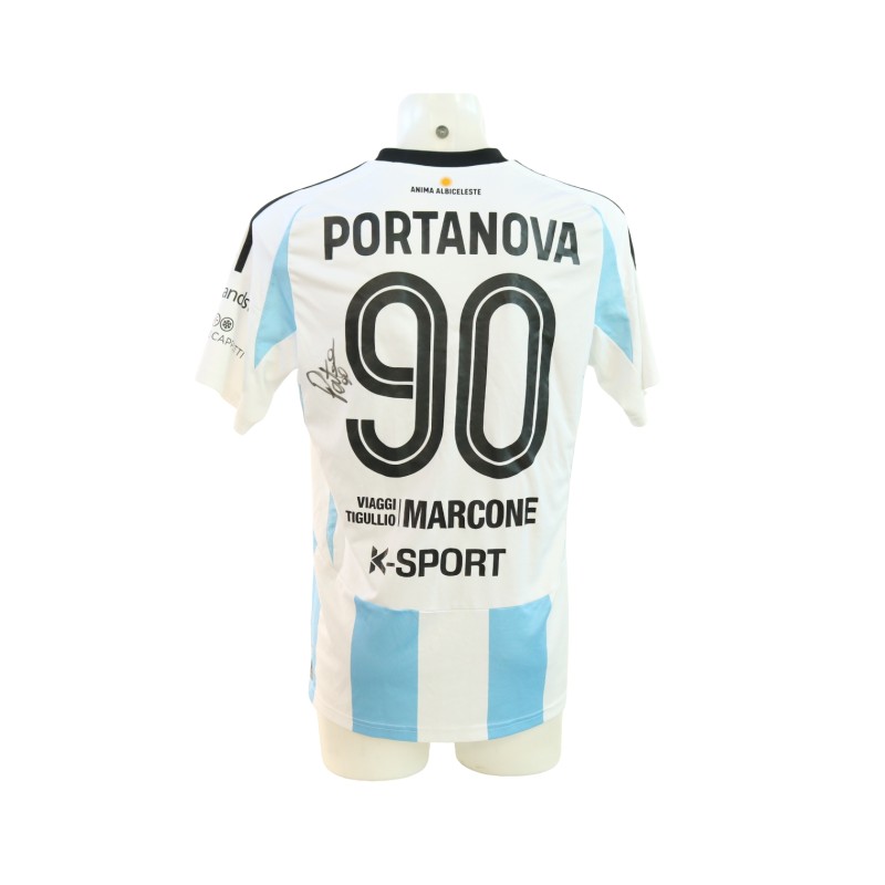 Portanova's Unwashed Signed Shirt, Milan Futuro vs Virtus Entella 2024