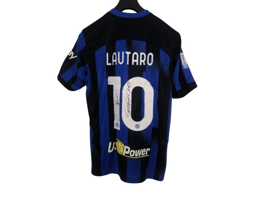 Lautaro's Signed Official Shirt, Napoli vs Inter Supercoppa Italiana2024 