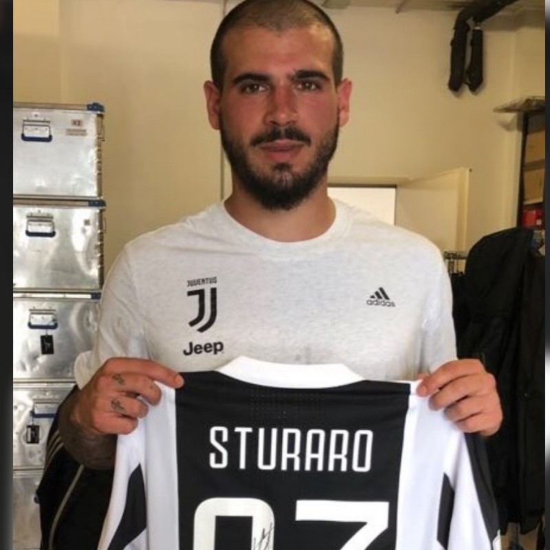 Sturaro's Match-Worn/Signed Juventus-Milan Shirt, 2018 TIM Cup Final