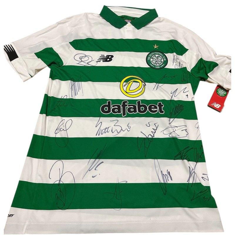 Celtic Official Shirt, 2019/20 - Signed by the Team