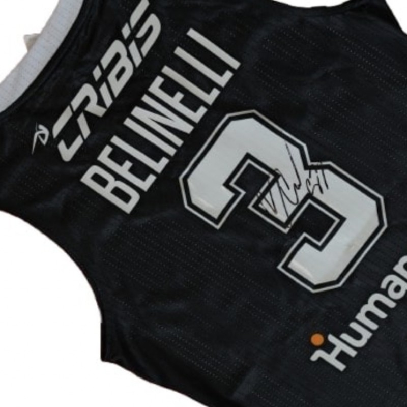 Marco Belinelli's Virtus Bologna Signed Official Shirt, 2024/25