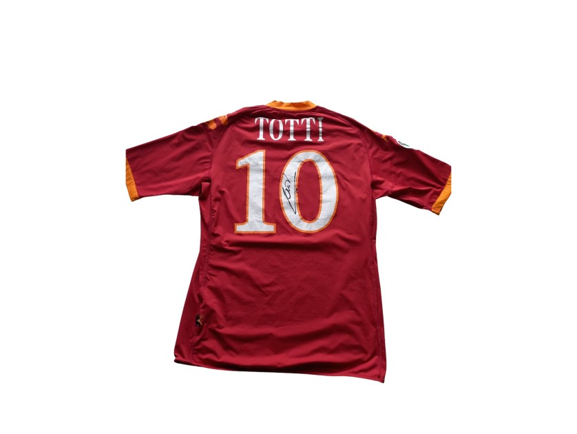 Totti's Roma Signed Unwashed Shirt, 2009/10