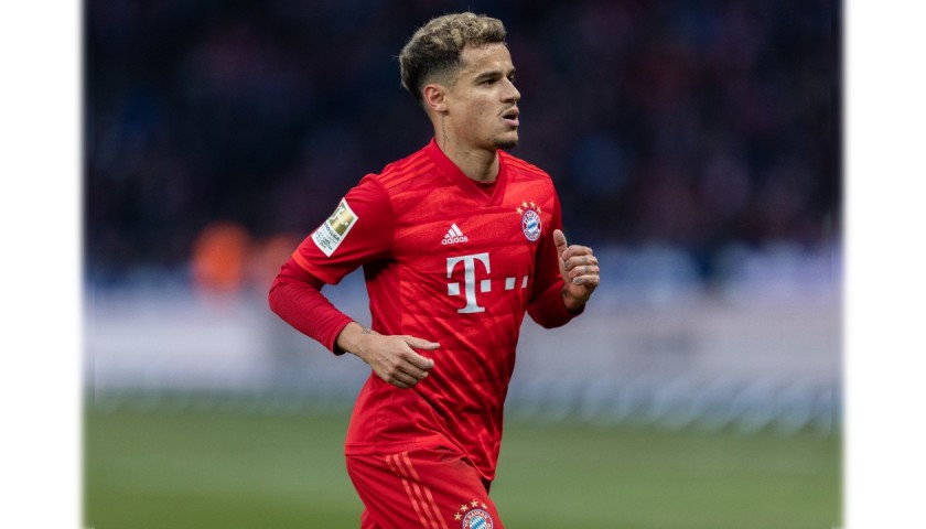 Coutinho's Official Bayern Munich Signed Shirt, 2019/20