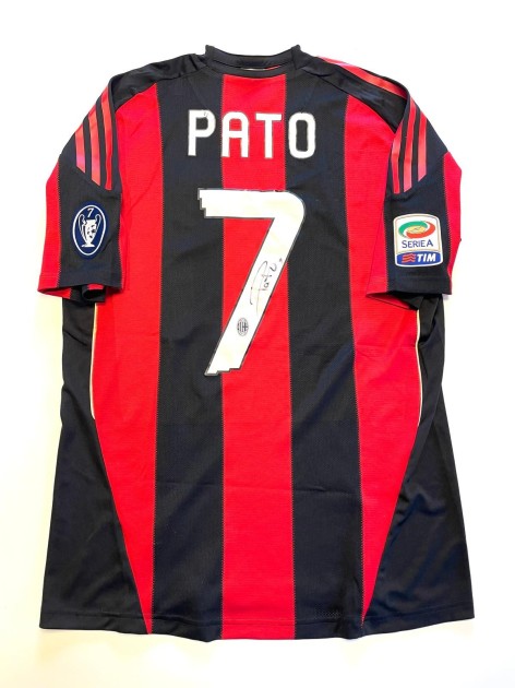 Pato's Milan Signed Match-Issued Shirt, 2010/11