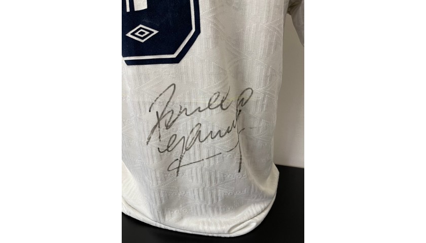 Paul Gascoigne Signed England Shirt: Home, 1990 Autograph Jersey