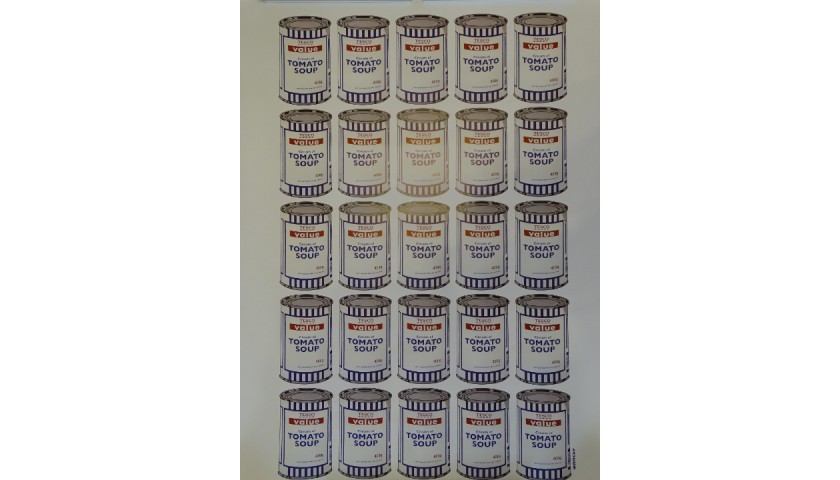 BANKSY ポスター TESCO VALUE TOMATO SOUP CANS