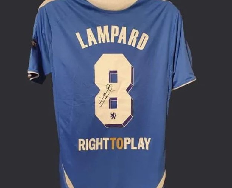 Frank Lampard's Chelsea 2012 Champions League Final Signed and