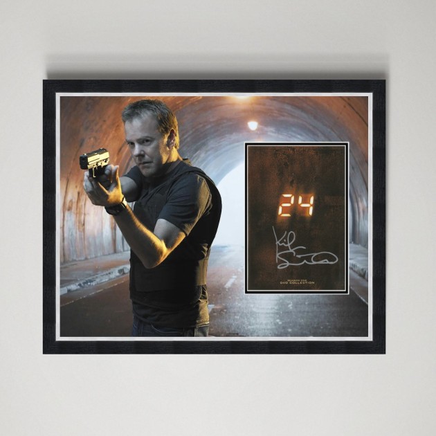 Kiefer Sutherland Signed 24 Display