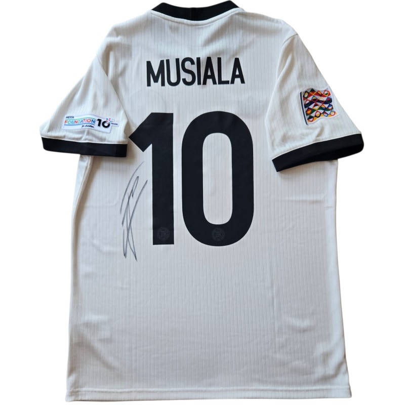 Musiala's Signed "125 Years" Commemorative Match-Issued Shirt, Germany vs Italy Nations League 2025