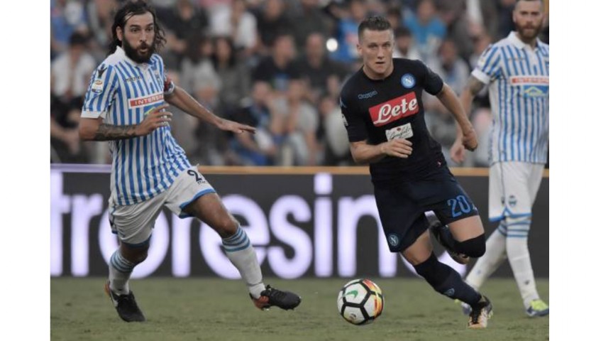 Zielinski's Napoli Match-Issued Signed Shirt, 2017/18 