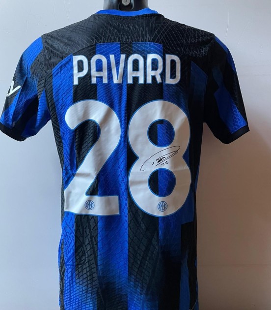 Pavard Replica Inter Shirt, 2023/24 - Signed with video proof