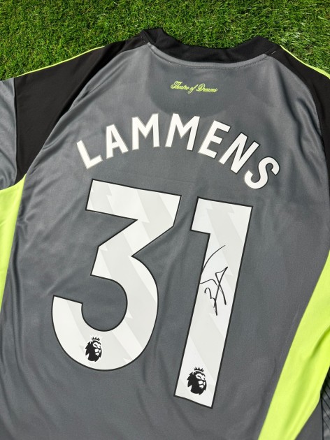 Senne Lammens Signed Manchester United 2025–26 Home Football Shirt COA