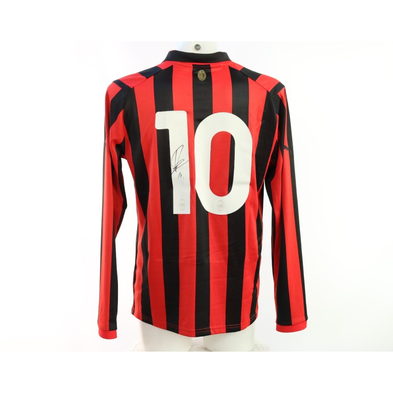 Leao's Milan Signed Official Shirt, 125 Anniversary