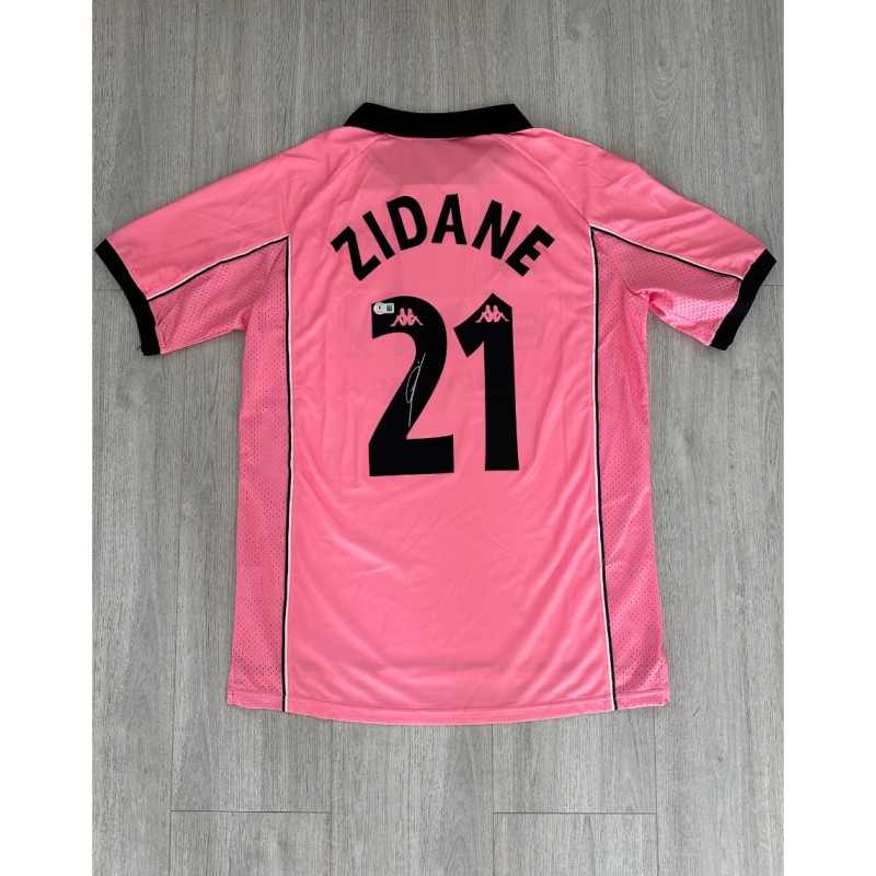 Zinedine Zidane's Juventus 1997-98 Signed Away Shirt