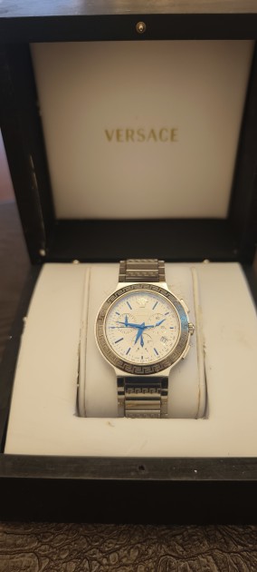 Versace "Landmark" Chronograph ZLC99 Full Set, 2006 - Excellent Condition