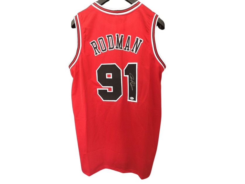 Rodman's Chicago Bulls Signed Replica Jersey