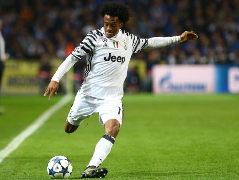 Cuadrado's Juventus Match Shirt, UCL 2016/17