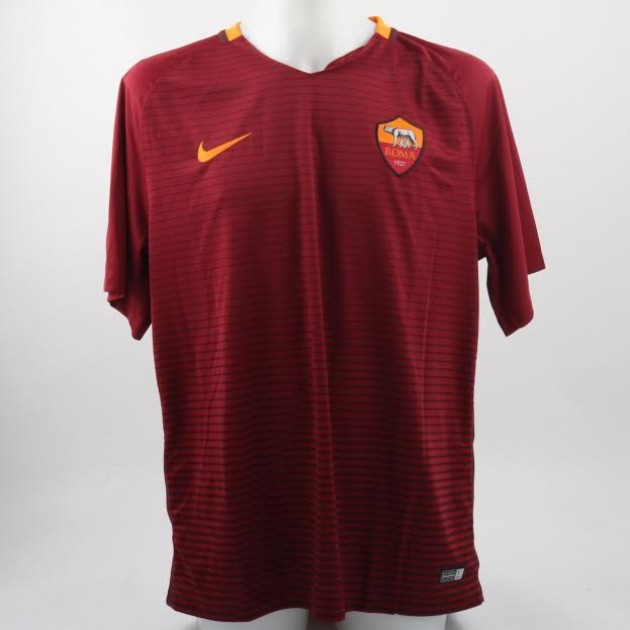 Official Roma Shirt 2016-17, signed by Totti