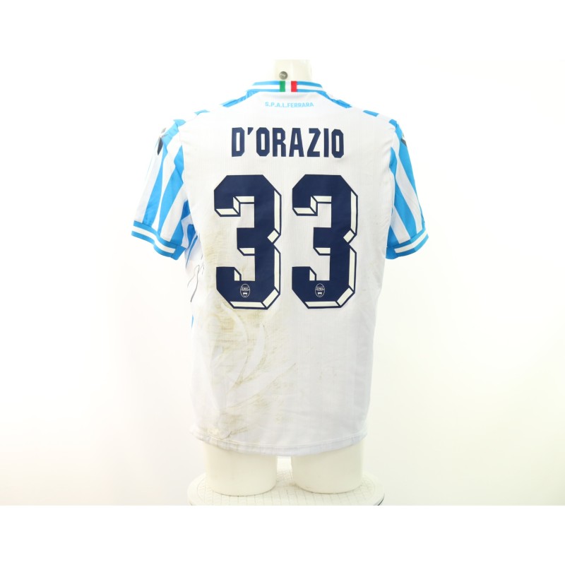 D'Orazio's Gubbio vs SPAL Signed Unwashed Shirt, 2024 