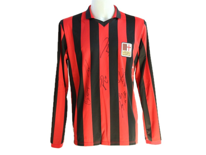 Milan Limited Edition 125th Anniversary Shirt, 2024/25 - Signed by the Team