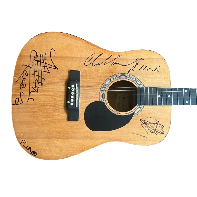 Red Hot Chili Peppers Signed Acoustic Guitar