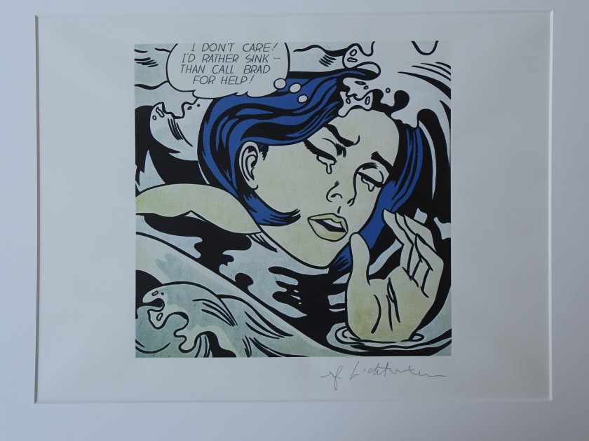 Roy Lichtenstein "Drowning Girl"