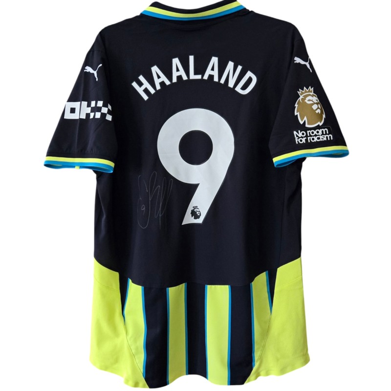 Maglia Gara Haaland West Ham vs Manchester City, 2024 - Autografata