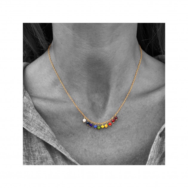 Rainbow Necklace by Labourè