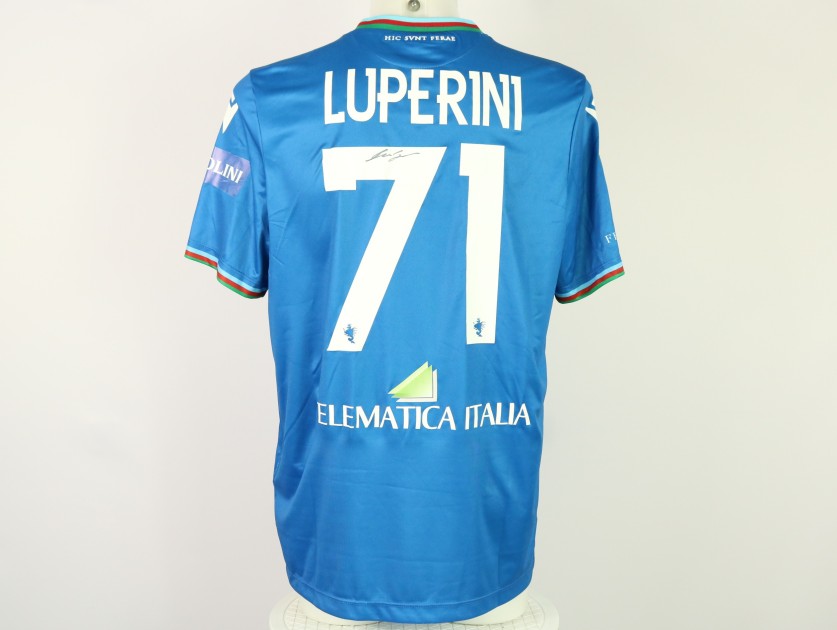 Luperini's Match-Worn Signed Shirt, Palermo vs Ternana 2024