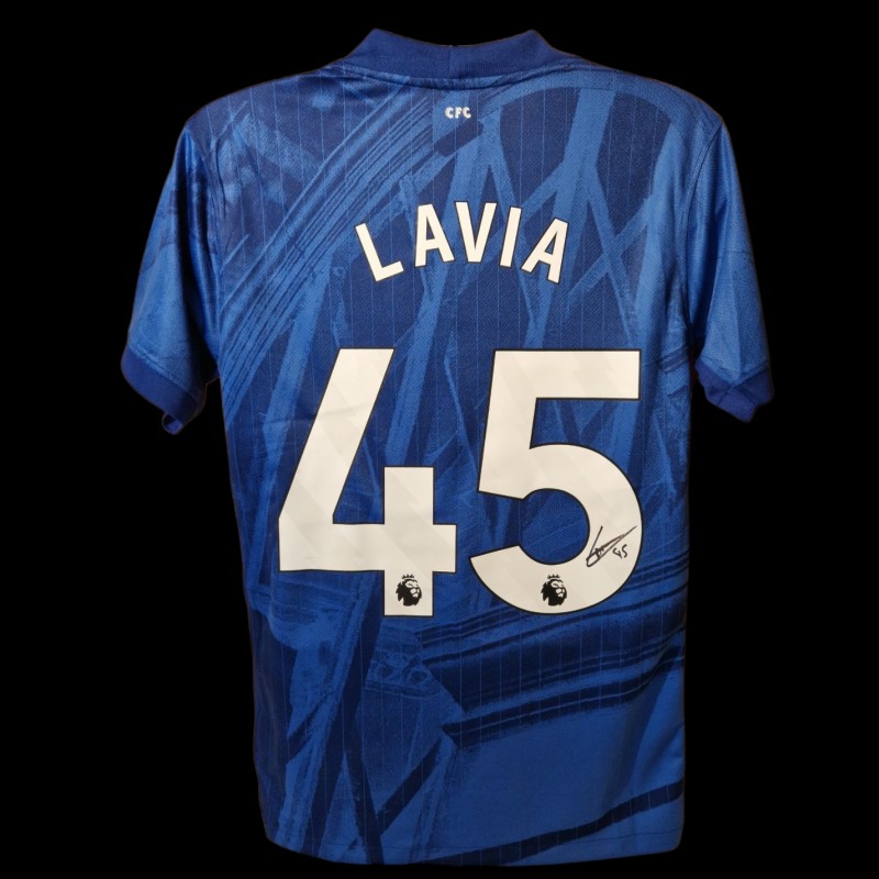 Romeo Lavia Signed Chelsea 2025-26 Home Football Shirt COA