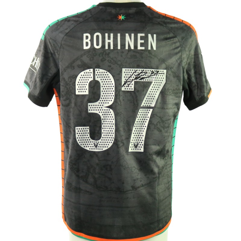 Bohinen's Signed Unwashed Shirt, Hellas Verona vs Venezia Coppa Italia 2025
