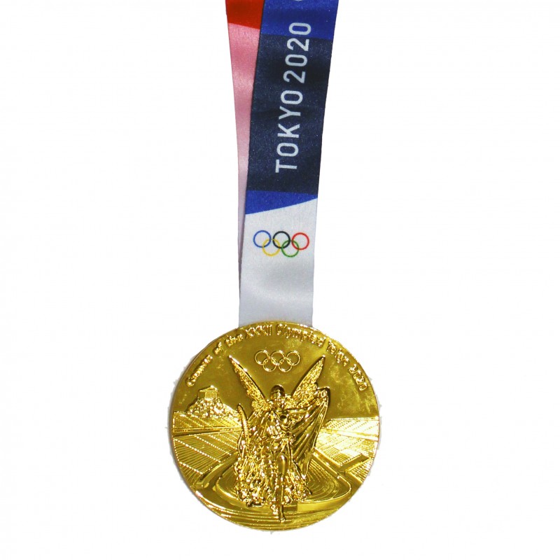 Replica Gold Medal Tokyo 2020 - Signed by Luigi Busà