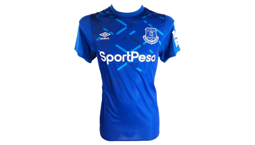 Everton FC Shirt Signed by Demarai Gray