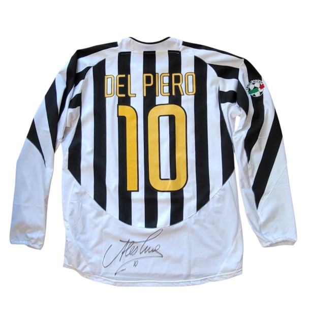 Maglia Del Piero Juventus, Preparata 2003/04 - Autografata