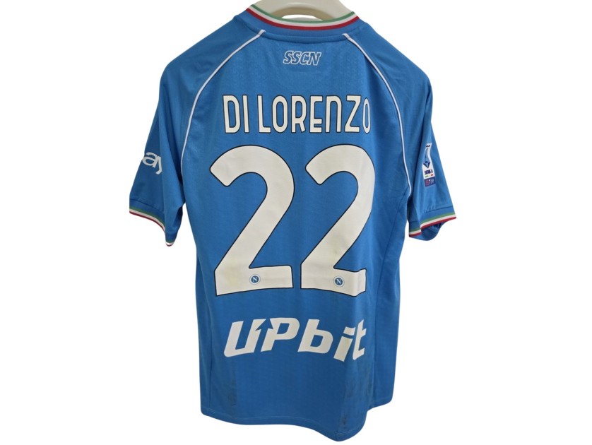 Maglia Di Lorenzo Napoli Indossata, 2023/24