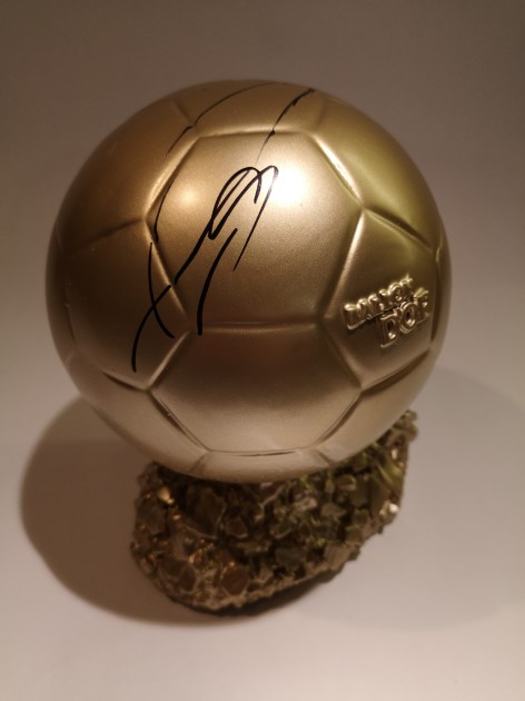 Cristiano Ronaldo Signed Ballon d'Or Trophy Replica