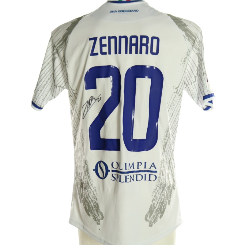 Zennaro's Signed Unwashed Shirt, Salernitana vs Union Brescia 2026
