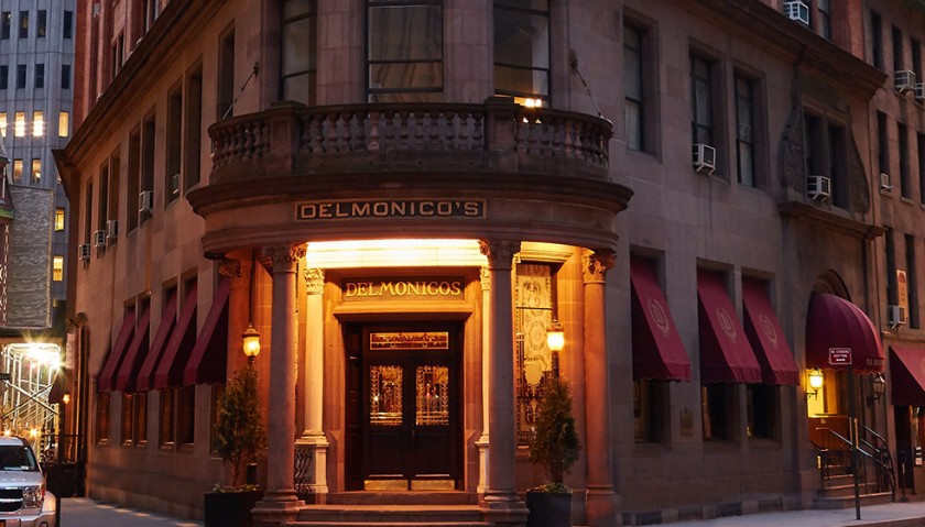 Dinner at Delmonico's in NYC