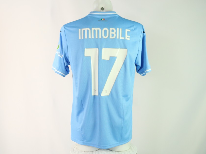 Immobile's Issued Shirt, Inter vs Lazio Italian Super Cup 2024