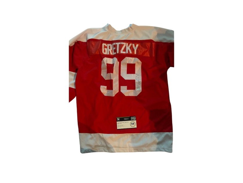 Wayne Gretzky Signed Sault St Marie Greyhound Jersey