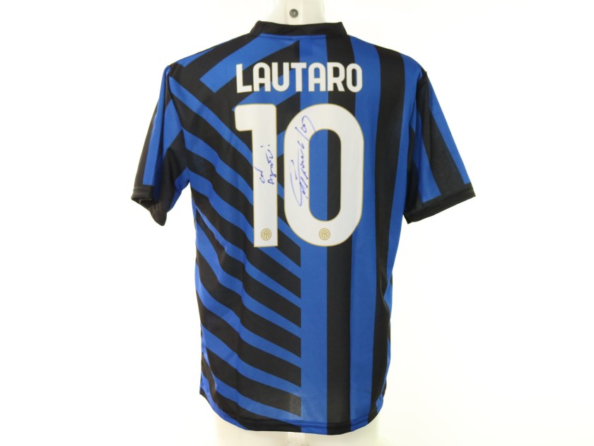 Maglia ufficiale Lautaro Inter, 2024/25 - Autografata